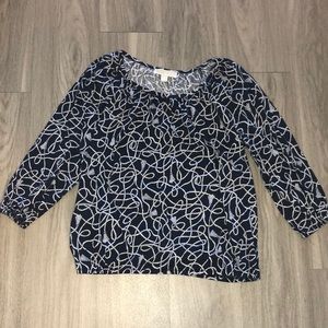 Navy Michael Kors top